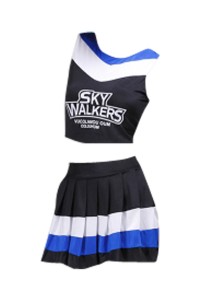 SKCU001 Cheerleading Uniform customized Cheerleading Uniform manufacturer HK Cheerleading Uniform production Cheerleading Uniform Design spot price 45 degree